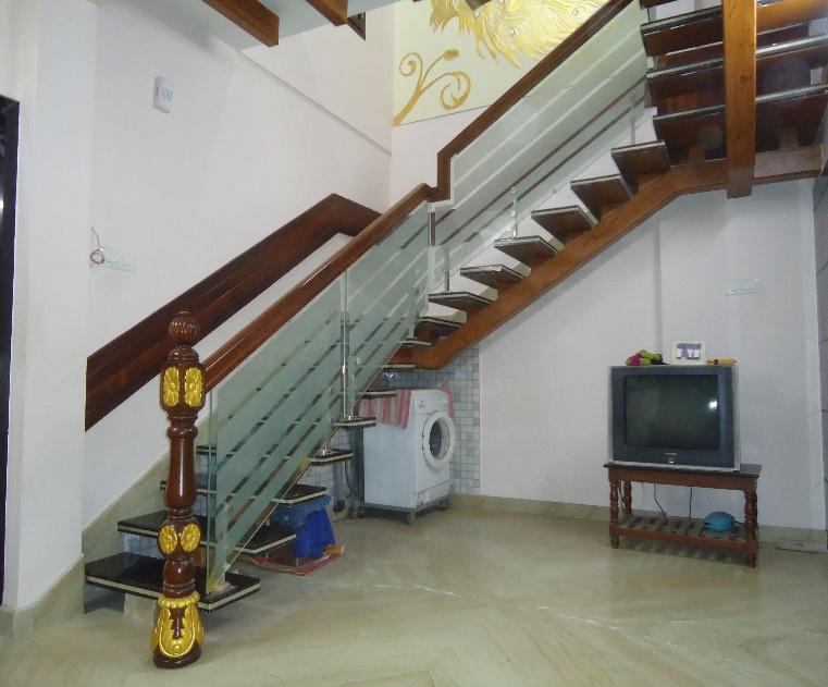 Wooden Glass Handrails